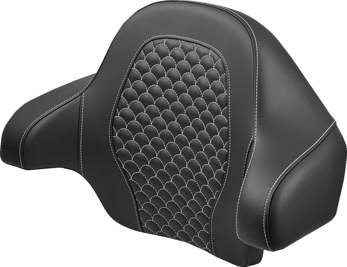 Tour Pak - Dragon Scale - White Stitch - FLH/FLT \'14-\'24 2014 - 2024