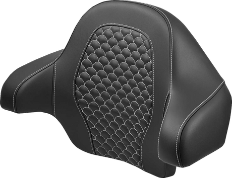 Tour Pak - Dragon Scale - White Stitch - FLH/FLT \'14-\'24 2014 - 2024