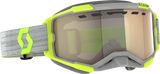 Fury LS Snow Goggle - Gray/Yellow - Light Sensitive - Bronze Chrome Lens