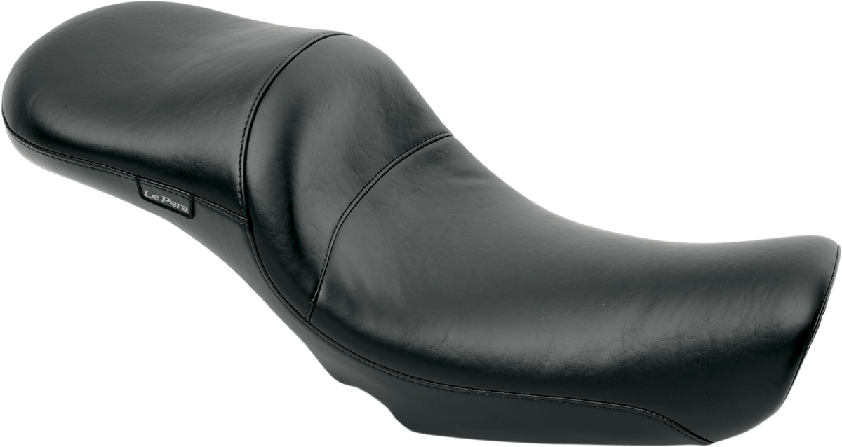 Maverick Daddy Long Legs Seat - Black - Smooth - FXD/FLD \'06-\'17 2006 - 2017