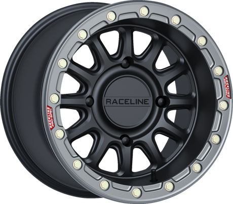 Wheel - Alpha - Front/Rear - Black/with Gun Metal Ring - 15x10 - 4/156 - +10 mm 2001 - 2024