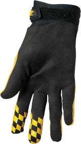 Hallman Digit Gloves - Black/Yellow - XS
