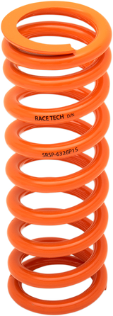 Progressively Wound Shock Spring - Orange - P15 - Spring Rate 195 lbs/in - 285 lbs/in 1994 - 2015