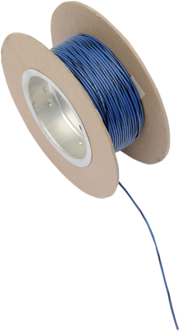 100\' Wire Spool - 18 Gauge - Blue/Black