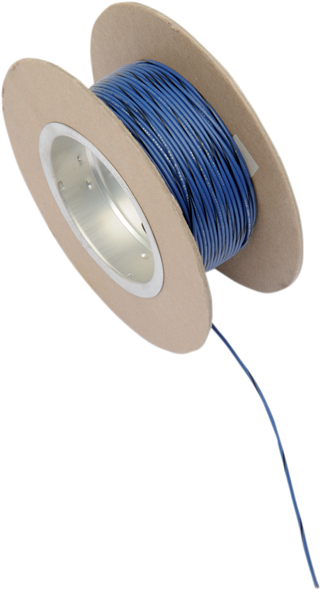 100\' Wire Spool - 18 Gauge - Blue/Black