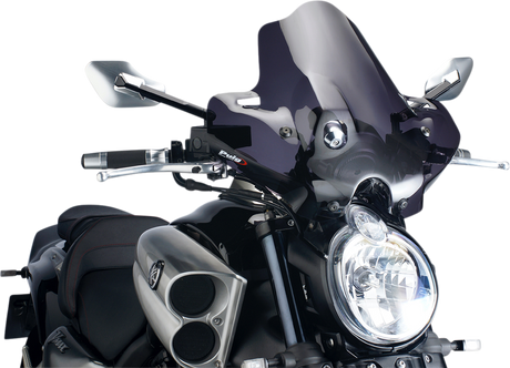 New Generation Windscreen - 16-1/2\" - Dark Smoke - V-Max 2009 - 2020