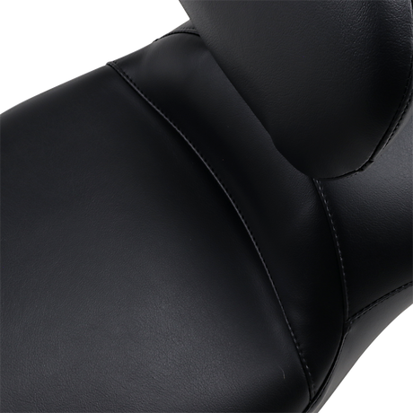 Maverick Daddy Long Legs Seat - With Backrest - Black - Smooth - FL \'08-\'23 2008 - 2023