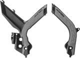 X-Grip Frame Guards - Black/Silver - KTM 2019 - 2022
