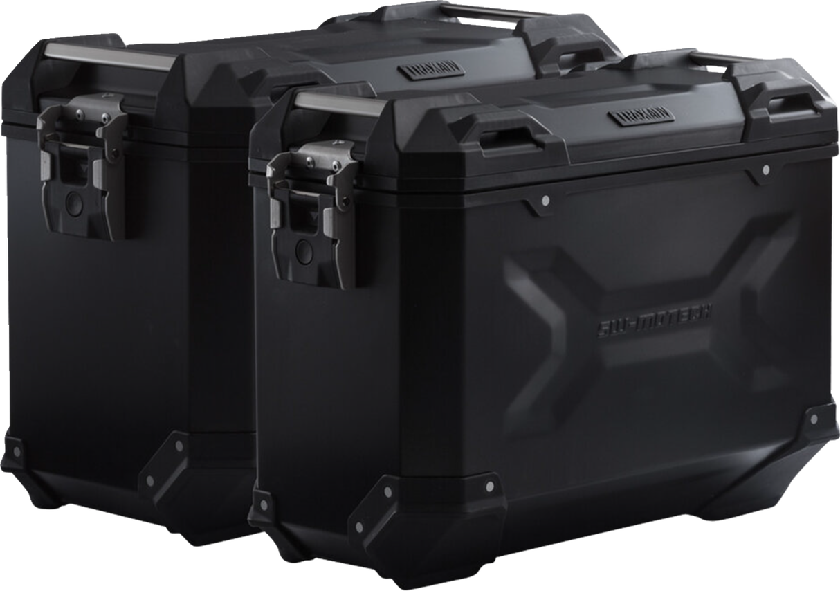 TRAX ADV Aluminum Case System - Black - Triumph Tiger 800 \'10-\'19 2010 - 2019