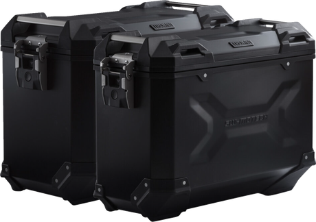 TRAX ADV Aluminum Case System - Black - Triumph Tiger 800 \'10-\'19 2010 - 2019