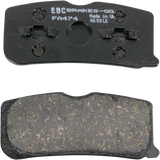 Organic Brake Pads - Spyder - FA474 2008 - 2012