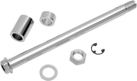 Axle Kit - Rear - Chrome - \'08-\'17 Dyna 2008 - 2017