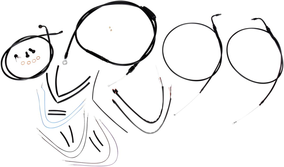 Control Kit - 16\" Ape Hanger Handlebars 2011 - 2015