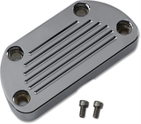 Chrome Flat 1\" Handlebar Clamp Mount - For Pullback Risers