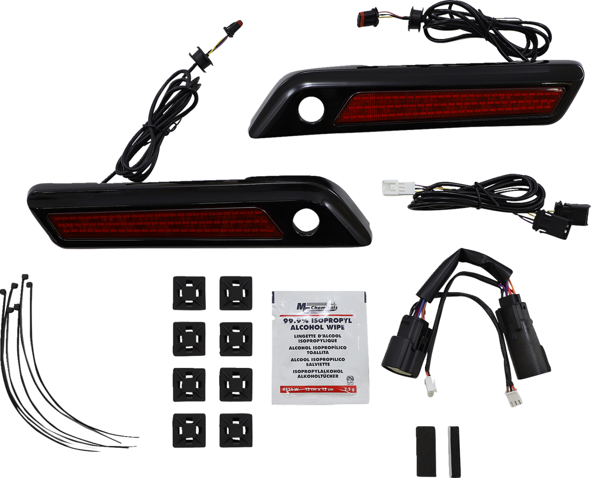 Latch Light - Saddlebag - Red - Black 2014 - 2024