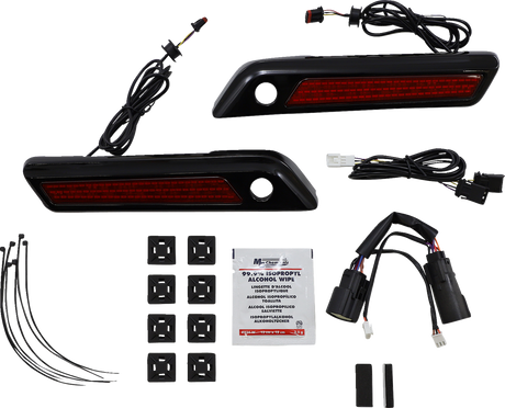 Latch Light - Saddlebag - Red - Black 2014 - 2024