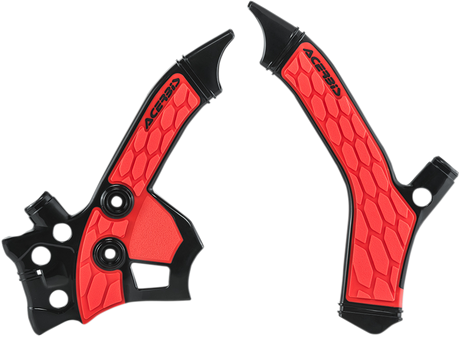 X-Grip Frame Guards - Black/Red - CRF 250L 2013 - 2020