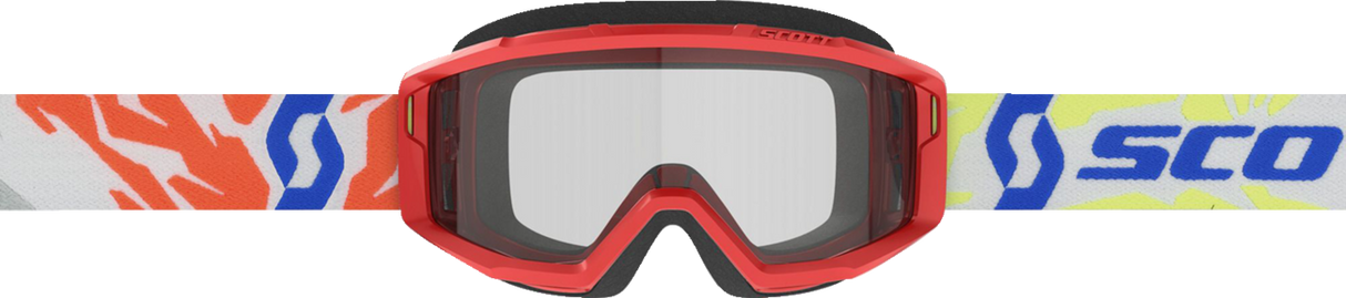 Youth Primal Goggles - Red - Clear