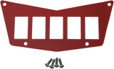 Dash Plate - 5 Switch - Red 2008 - 2018