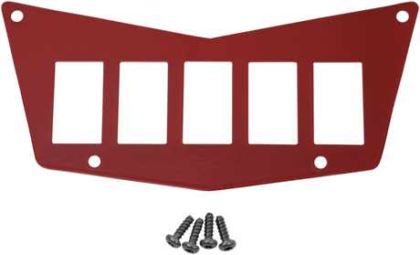 Dash Plate - 5 Switch - Red 2008 - 2018