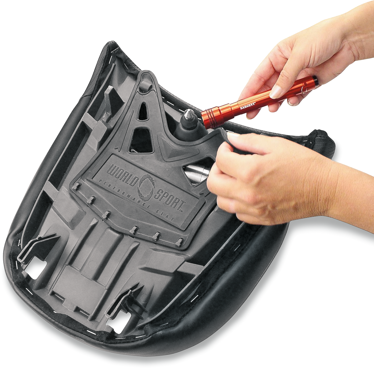 World Sport™ Performance Seat - Black - Carbon FX - R1200 \'04-\'13 2004 - 2013