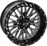 Wheel - Momentum - Front/Rear - Black/Milled - 15x7 - 4/110 - 4+3 (+10 mm) 2001 - 2023