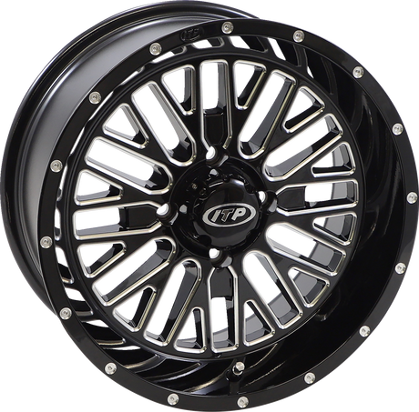 Wheel - Momentum - Front/Rear - Black/Milled - 15x7 - 4/110 - 4+3 (+10 mm) 2001 - 2023