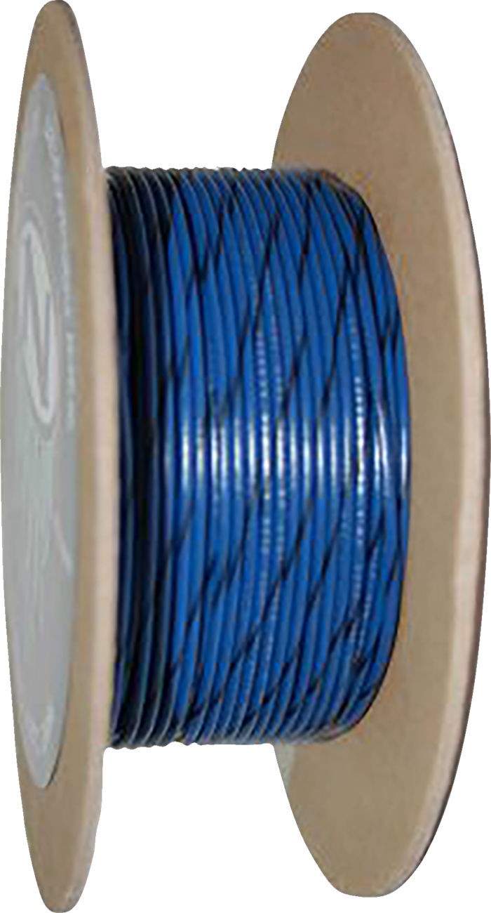 100\' Wire Spool - 20 Gauge - Blue/Black