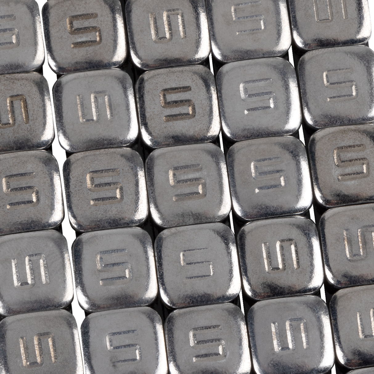 Wheel Weights - Square - Adhesive Stick-On - Chrome - 360 Pack