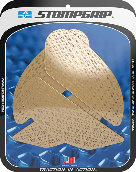 Traction Pad Tank Grips - Icon - Clear - Ninja H2 SX 2018 - 2025