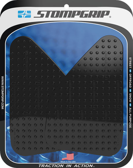 Traction Pad Tank Grips - Volcano - Black - MT-09 2024 - 2025