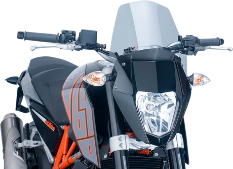 New Generation Windscreen - 10-1/2\" - Smoke - KTM 690 2012 - 2019