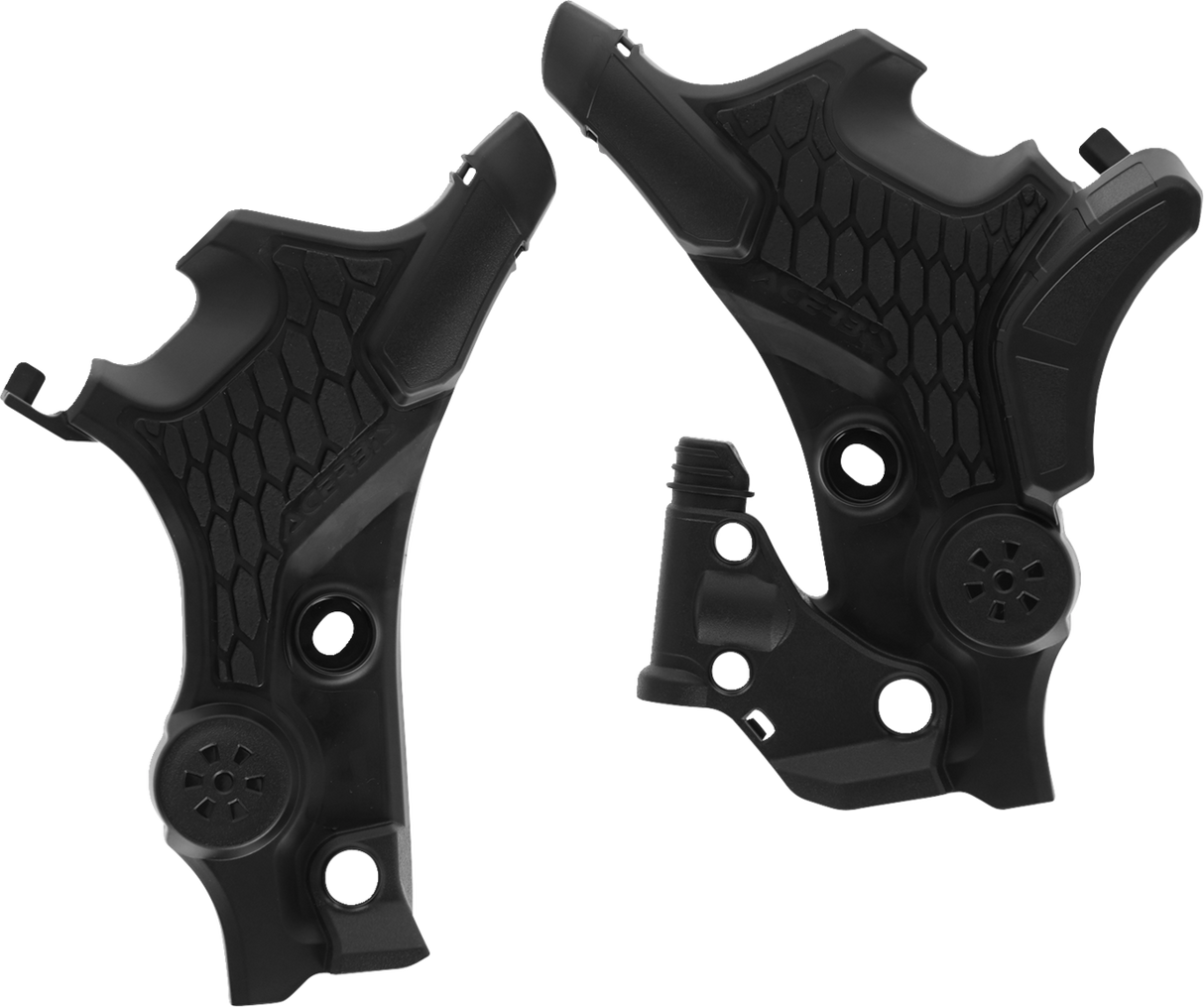 X-Grip Frame Guards - Black - Honda - Transalp