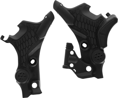 X-Grip Frame Guards - Black - Honda - Transalp