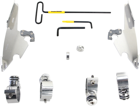 Batwing - Mounting Kit - Polished - XL12C 2011 - 2019