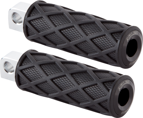 Diamond Footpegs - Male Mount - Black