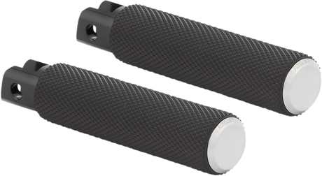 Passenger Knurled Footpegs - Chrome - FXDE 2018 - 2020