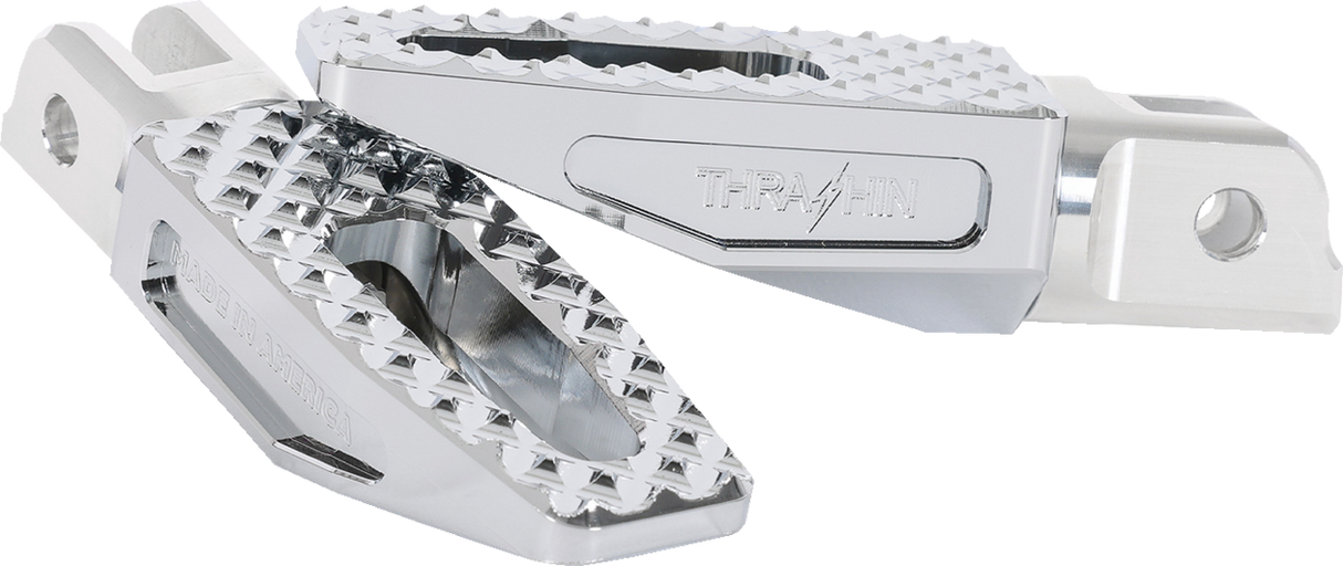 Slim P-54 Footpegs - Front - Chrome