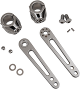 Adjustable Highway Peg Mounts - 1-1/4\" - Chrome