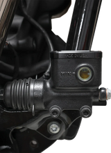Brake Reservoir Cap - Rear - Black - Twice Cut - \'18+ Softail 2020 - 2024
