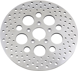 Drilled Brake Rotor - Front - 11.5\" - Harley-Davidson 1984 - 2000