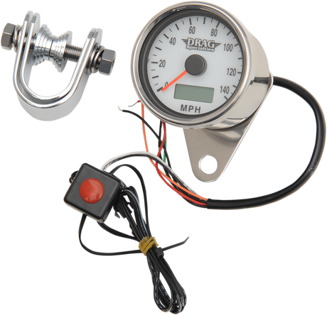 Programmable Mini Electronic Speedometer with Odometer/Tripmeter - 2.4\" - Polished 1986 - 2003