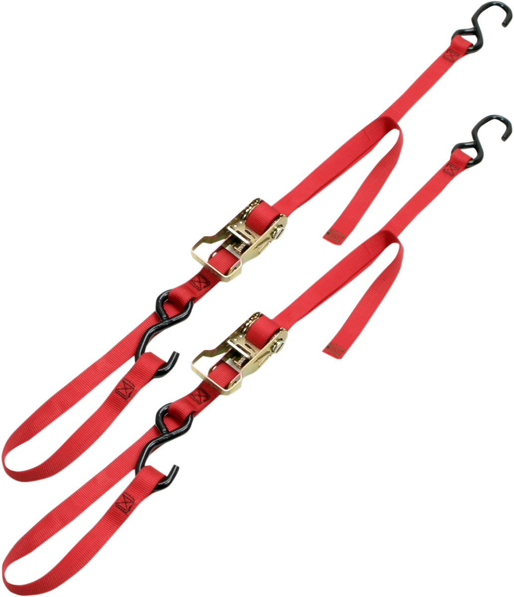Integra Rat Pak Tie-Downs - 1\" x 6\' - Red