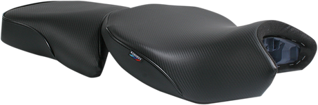 World Sport™ Performance Seat - Black - Carbon FX - Low Front with Rear Seat - BMW R1200 GS \'13-\'19 2013 - 2019