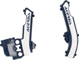 X-Grip Frame Guards - Blue/White - Gas Gas | Husqvarna | KTM 2016 - 2023
