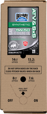 ATV & SxS Synthetic Oil - 6 US Gal - Box in Bag