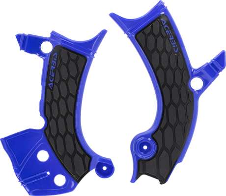 X-Grip Frame Guards - Black/Blue - WR 250/450 F 2024 - 2025