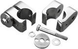Universal Engine Guard Clamps - Chrome - 1\"