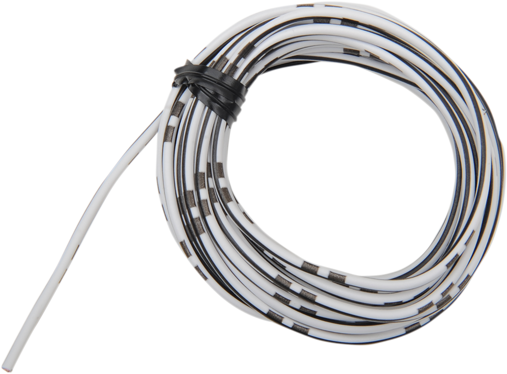 14A Wire - 13\' - White/Black