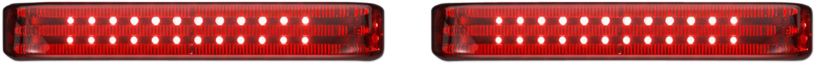 Saddlebag LED Lights - Sequential - Chrome/Red 2014 - 2023